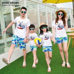 quần áo đồng phục đi biển cho gia đình đẹp nhất