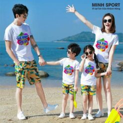 quần áo đồng phục đi biển cho gia đình đẹp nhất