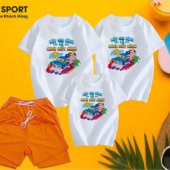 quần áo đồng phục đi biển cho gia đình đẹp nhất