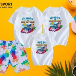 quần áo đồng phục đi biển cho gia đình đẹp nhất