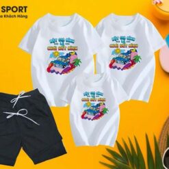 quần áo đồng phục đi biển cho gia đình đẹp nhất