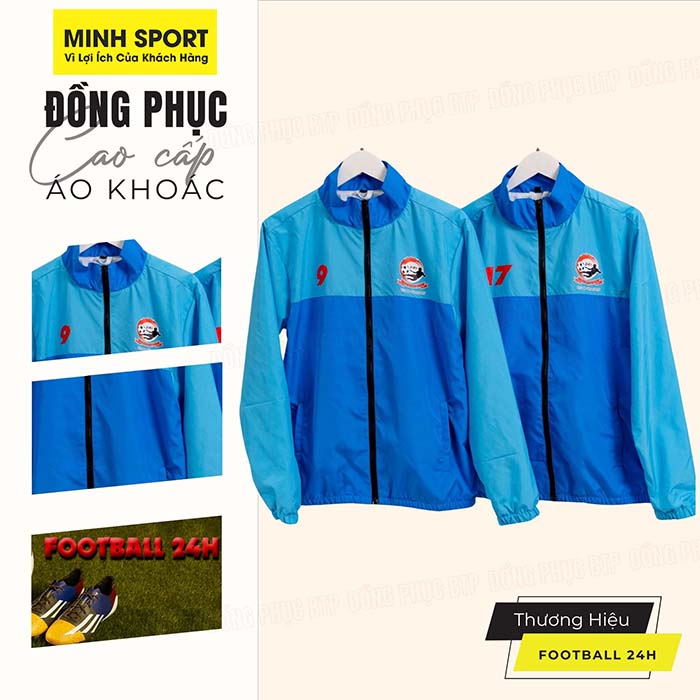 cơ sở may áo khoác gió đồng phục