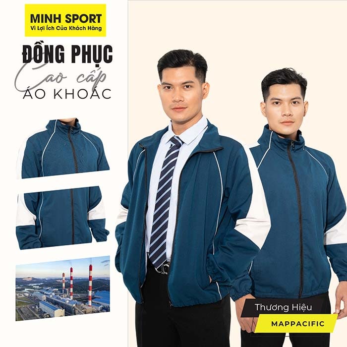 cơ sở may áo khoác gió đồng phục