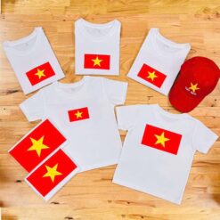 xưởng in áo thun hoàng sa - trường sa - cờ đỏ sao vàng việt nam