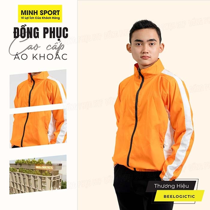 xưởng may áo khoác dù 2 lớp