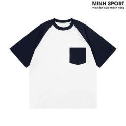 áo thun đồng phục lớp, áo nhóm cổ tròn tay raglan đẹp al66