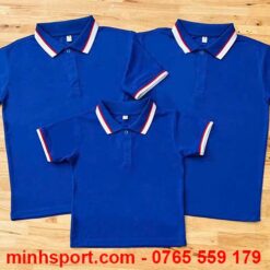 áo thun polo cá sấu mè màu xanh bích