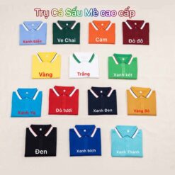 áo thun polo vải cá sấu mè