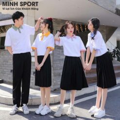mẫu áo đồng phục lớp, áo nhóm tay lỡ đẹp al63