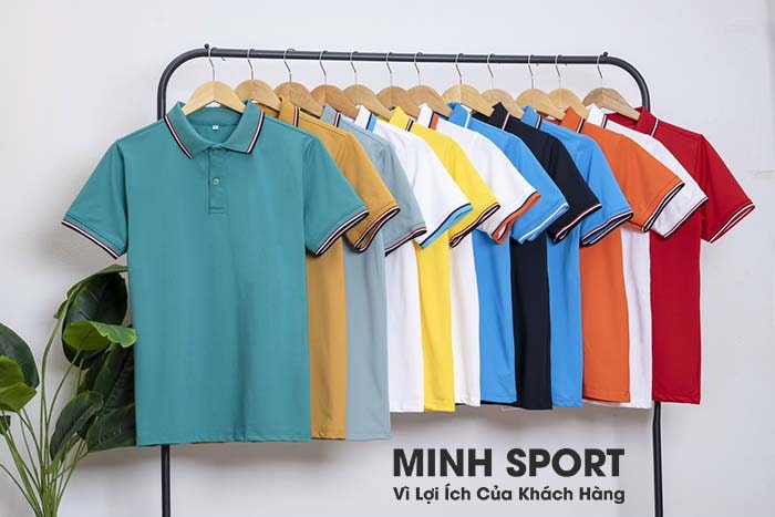 xưởng may áo thun vải cá sấu poly thái