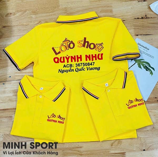 xưởng may áo thun vải cá sấu poly thái