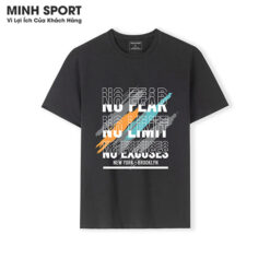 áo thun cổ tròn nam minh sport