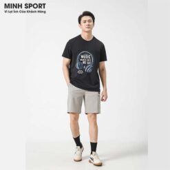 áo thun cổ tròn nam minh sport