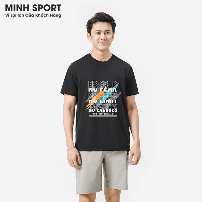 áo thun cổ tròn nam minh sport