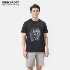 áo thun cổ tròn nam minh sport