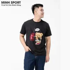 áo thun cổ tròn nam minh sport