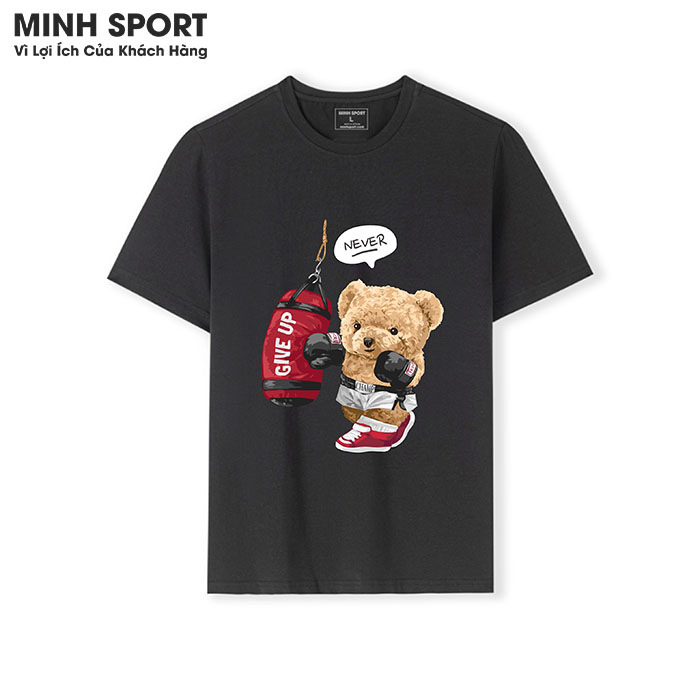 áo thun cổ tròn nam minh sport