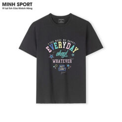 áo thun cổ tròn nam minh sport