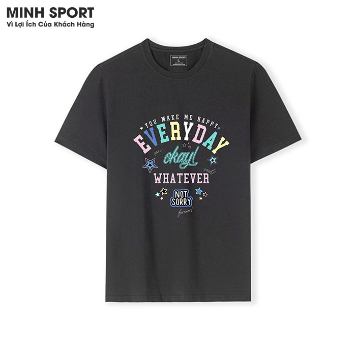 áo thun cổ tròn nam minh sport