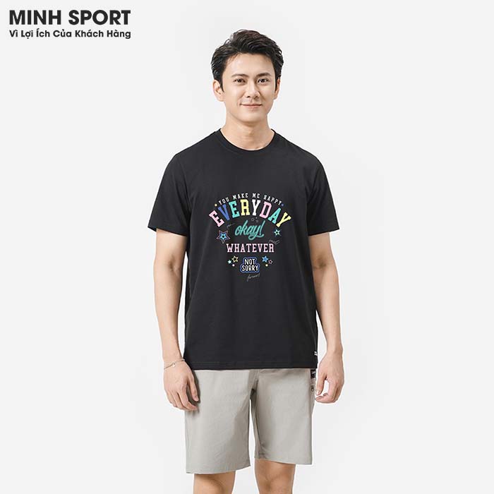 áo thun cổ tròn nam minh sport