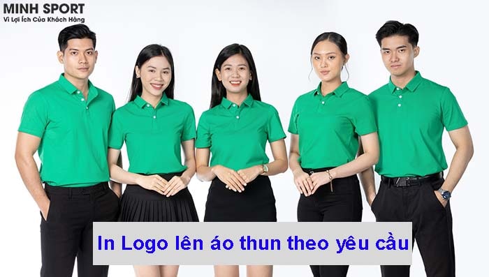 in logo lên áo thun theo yêu cầu