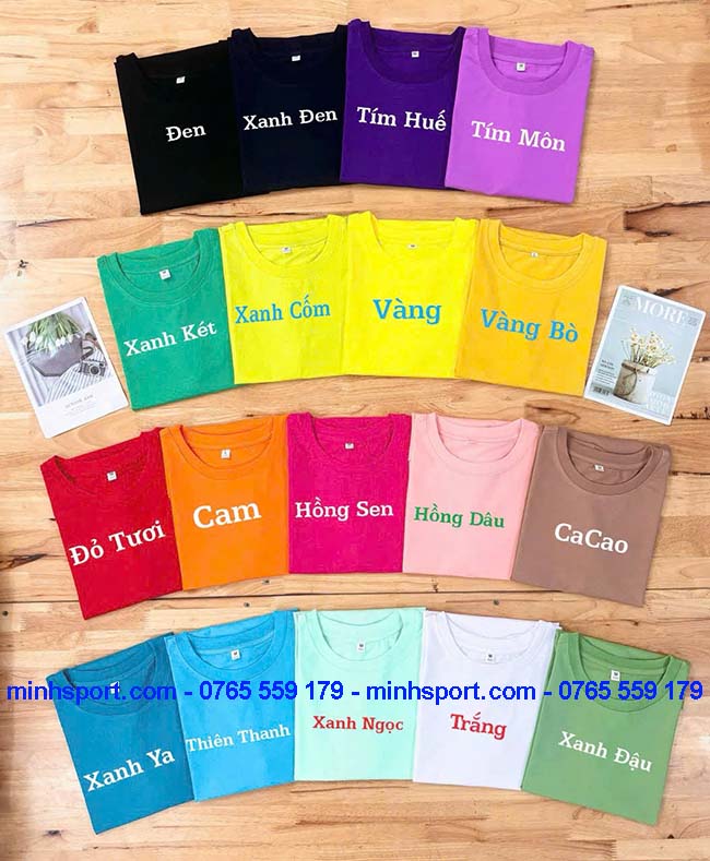 áo thun trơn đồng phục đẹp, giá tốt