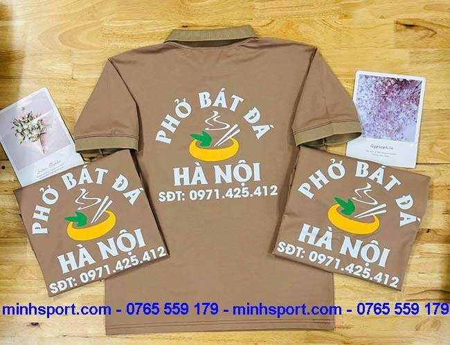 in áo thun đồng phục số lượng ít