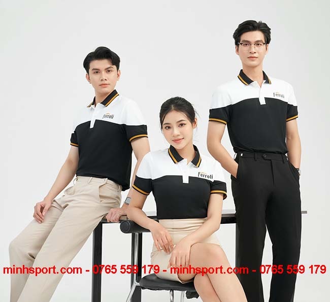 may áo thun đồng phục cao cấp
