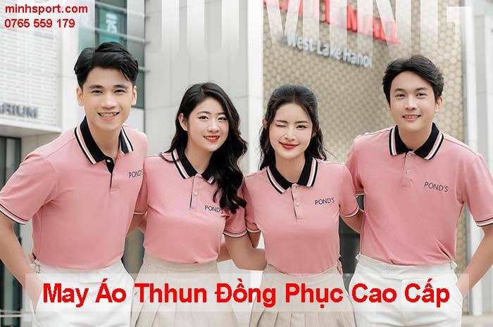 may áo thun đồng phục cao cấp