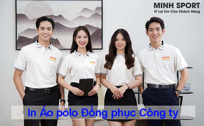 in áo polo đồng phục công ty