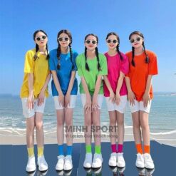 áo thun đồng phục 7 sắc cầu vồng