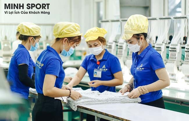 may áo thun đồng phục công nhân