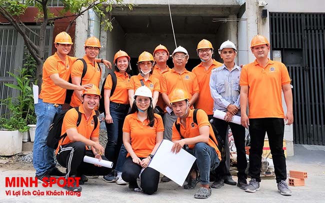 may áo thun đồng phục công nhân