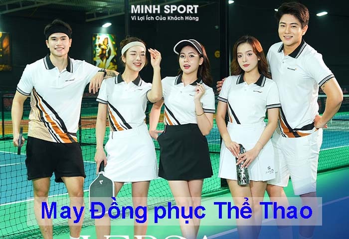 may đồng phục thể thao theo yêu cầu