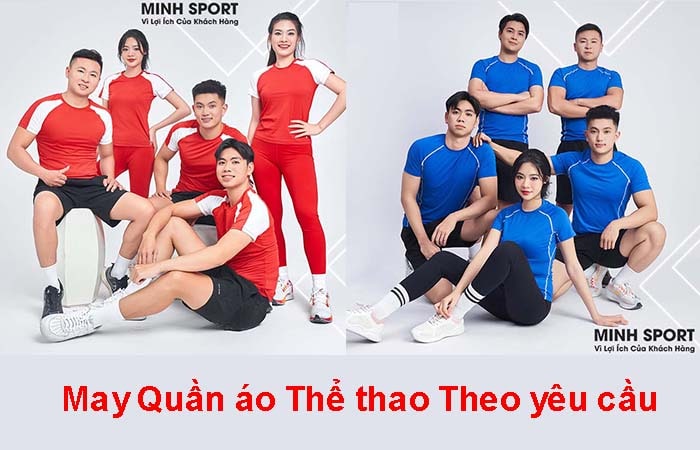 may quần áo thể thao theo yêu cầu