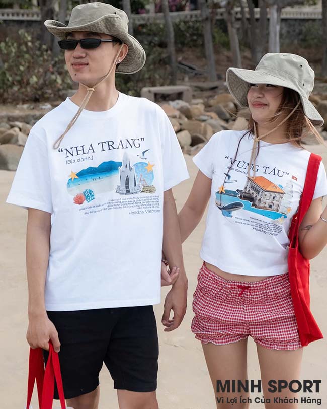 in áo thun du lịch vũng tàu nha trang theo yêu cầu