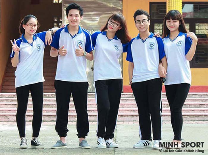 may áo thun đồng phục học sinh cấp 3