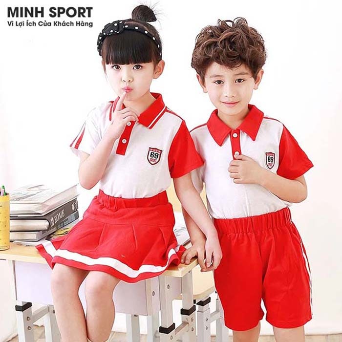 may áo thun đồng phục học sinh mầm non