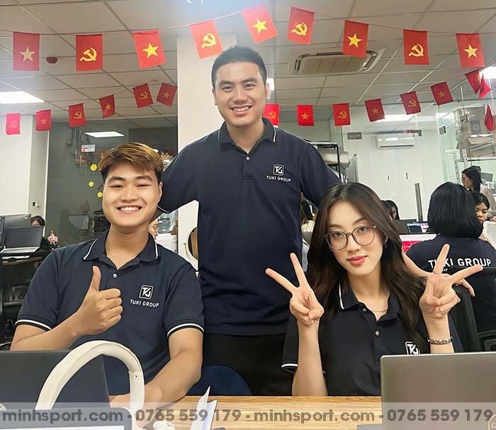 mẫu áo thun đồng phục công ty phổ biến