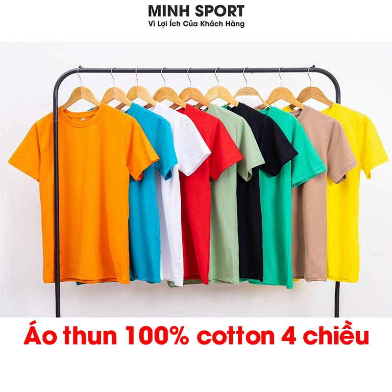 áo thun cotton 100% nhiều màu