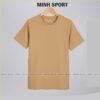 áo thun cotton 100% màu ca cao