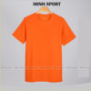 áo thun cotton 100% màu cam