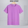 áo thun cotton 100% màu tím môn