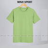 áo thun cotton 100% màu xanh vỏ đậu