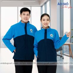 may áo khoác gió đồng phục