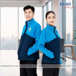 may áo khoác gió đồng phục