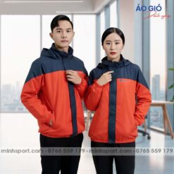 may áo khoác gió đồng phục