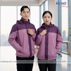 may áo khoác gió đồng phục