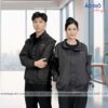 may áo khoác gió đồng phục