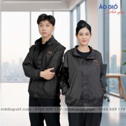 may áo khoác gió đồng phục
